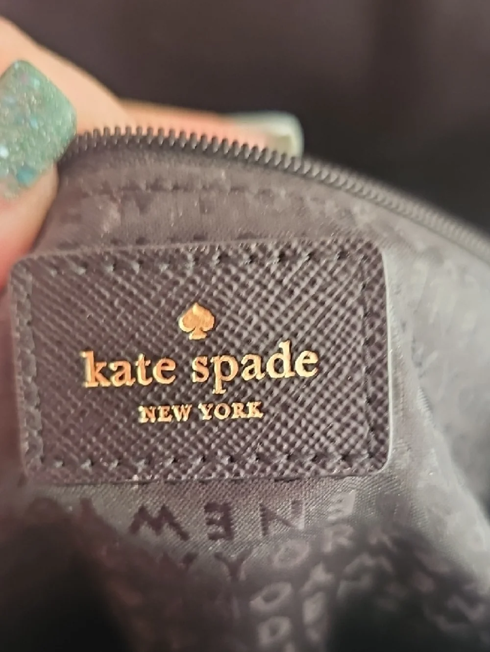 kate spade Black Crossbody Bag with Gold Hardware - Picture 8 of 9